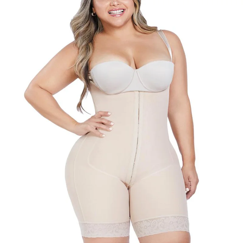 

Fajas Reductoras Y Modeladoras Mujer Sexy Lace Body Shaper Tummy Control Shapewear Girdle Maximum Compression Garment Hour Glass