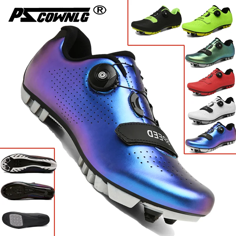 

Men Cycling Sneaker Mtb Flat Shoes Cleat Self-Locking Mountain Bike Shoes Women Road Bicycle Cycling Shoe Dirt SPD Speed Sneaker