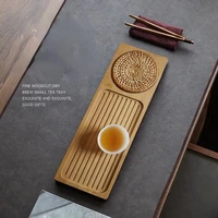 japanese style dry tea tray ins solid wood rectangular solid wood mini simple tea table household portable small tea tray