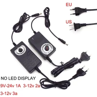universal adjustable ac 220v to dc 12v 9v 24v power supply charger 9v 24v 3v 12v 1a 2a 3a 5a 10a adapter led display led strip