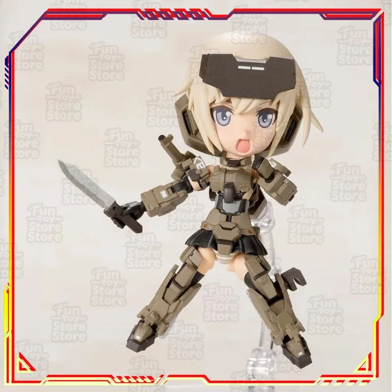 Фото Коллекционная сборная модель аниме-фигурки Kotobukiya Qpmini Goryu Frame Arms Girl №5