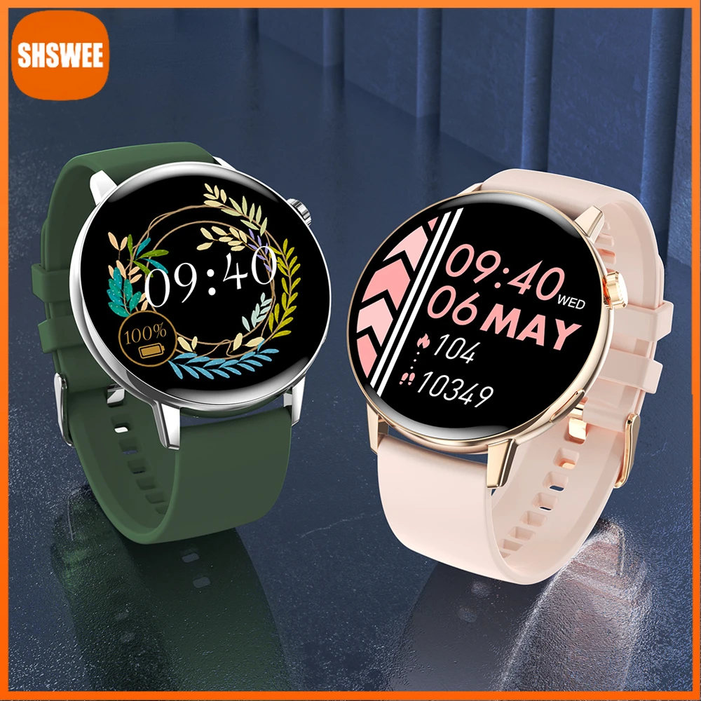 

For Xiaomi Huawei Smart Watch Women Waterproof Smartwatch Bluetooth Calls Blood Oxygen Heart Rate Monitor Fitness Bracelet