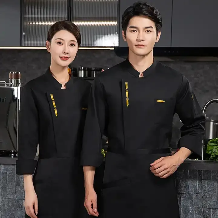 Рисунок 3 - Унисекс пальто шеф-повара с рукавом