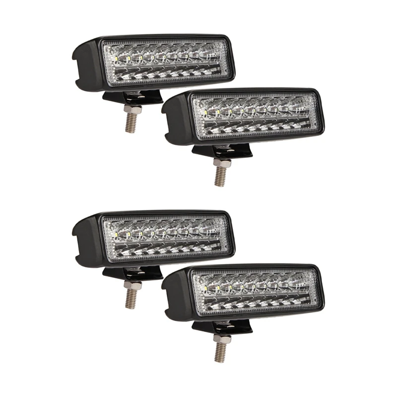 

2Pcs 6Inch LED Work Light Bar Flood Spot Driving Fog Lamps Car SUV Offroad Truck