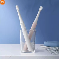 xiaomi mijia t100 sonic electric toothbrush mi smart tooth brush colorful usb rechargeable ipx7 waterproof for toothbrushes head