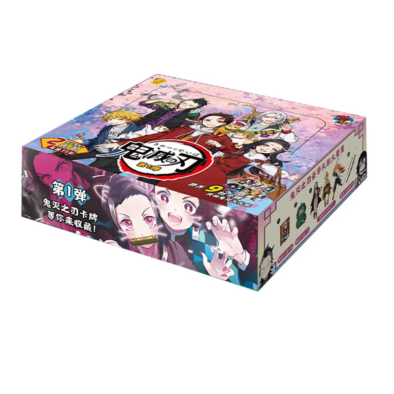 Коллекционные карты аниме Демон-убийца флэш-карты Kamado Tanjirou Nezuko Zenitsu Hashibira Inosuke Genya