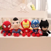 27cm marvel avengers soft stuffed captain america iron man spiderman plush toys movie dolls christmas gifts for kids boys