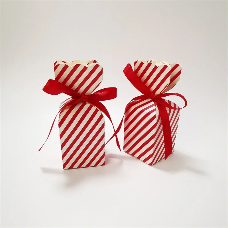 50 шт. коробка конфет на Рождество с лентами сделай сам сладости шоколадное