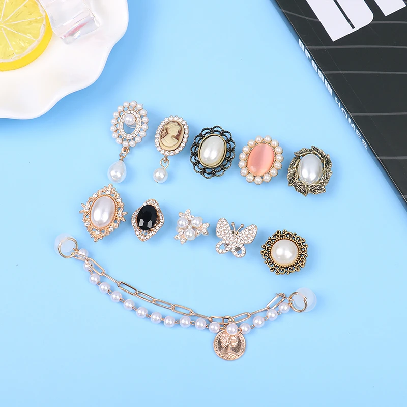 

Украшения вечерние, металлические подвески для обуви, Хрустальная корона, Кроксы, аксессуары для обуви, заглушка для обуви, пряжка, украшени...