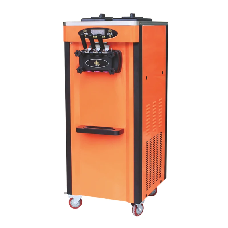 Stainless Steel Ice Cream Machine Automatic Fruit Ice Cream Machine Home Electric DIY Ice Cream Machine