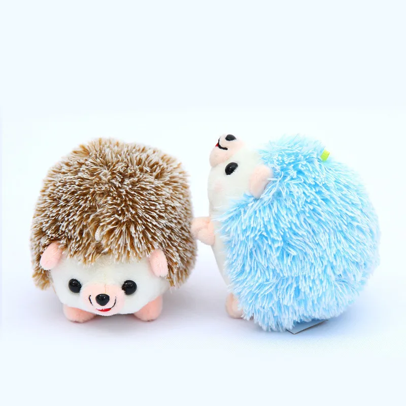 

10cm Korean Netred Kawaii Cartoon Hedgehog Doll Plush Keychain Kawaii Keychain Toys Hedgehog Doll Birthday Gift for Kids