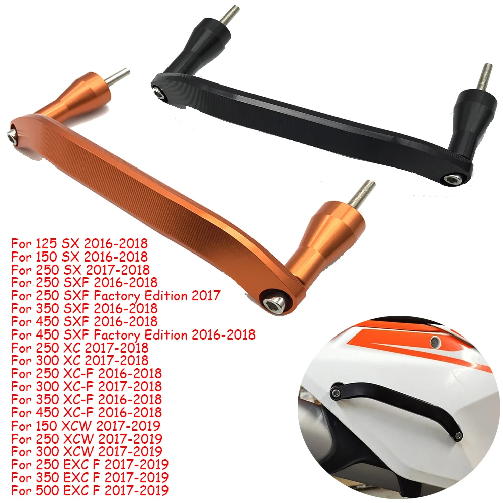 For KTM 125 150 250 300 350 450 500 SX XC XCW XCF EXC SXF 2016-2018 Motorcycle Rear Seat Passenger Handle Rail Grab Bar Handrail