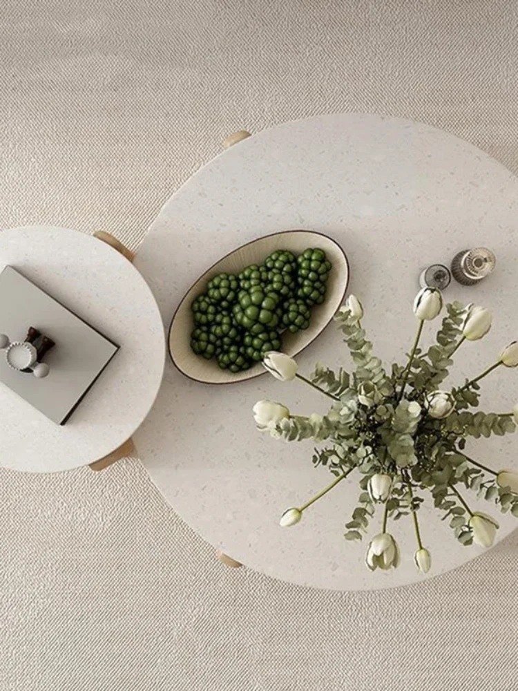 Центральный стол для гостиной скандинавские торцевые столики современные