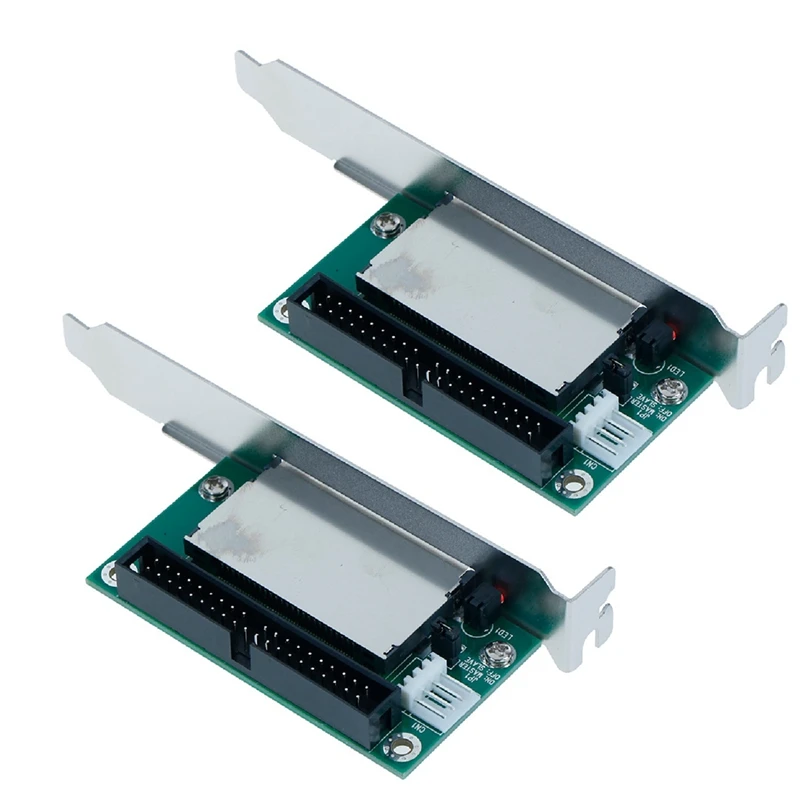 

2Pcs CF To IDE Adapter Card CF To IDE CF To 40-Pin Desktop 3.5 With Bezel