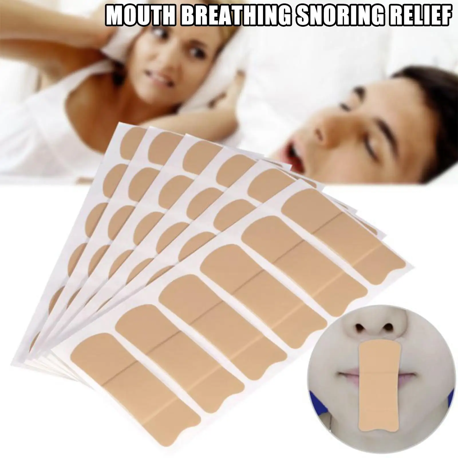 

36pcs Disposable Anti Snoring Nasal Strip Relief Stop Snoring Stuffy Ventilation Nose Patches Improve Sleep Health Care Tool