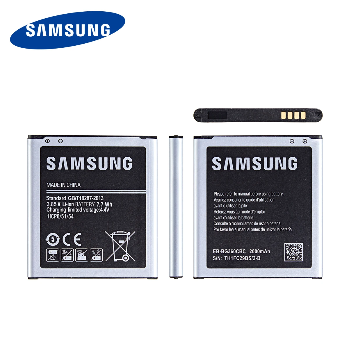 Оригинальная планшетория SAMSUNG планшетофон/CBU/CBZ аккумулятор 2000 мАч для Samsung Galaxy CORE