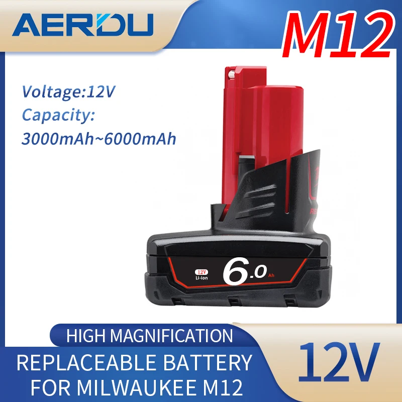 

Аккумуляторная батарея для шуруповерта Milwaukee M12 12V XC, 2421/48-11-2411