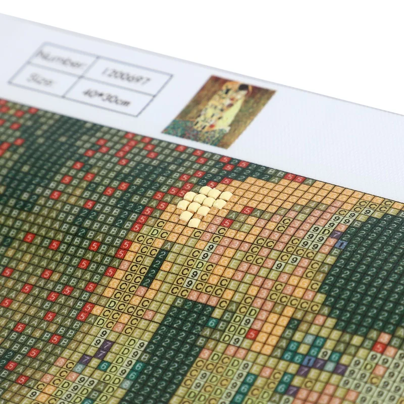 Акция! Полноразмерная Алмазная 5D картина сделай сам Густава Климта поцелуй