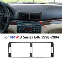 for bmw 3 series e46 1998 2004 carbon fiber interior air vent trim cover sticker car styling accessories