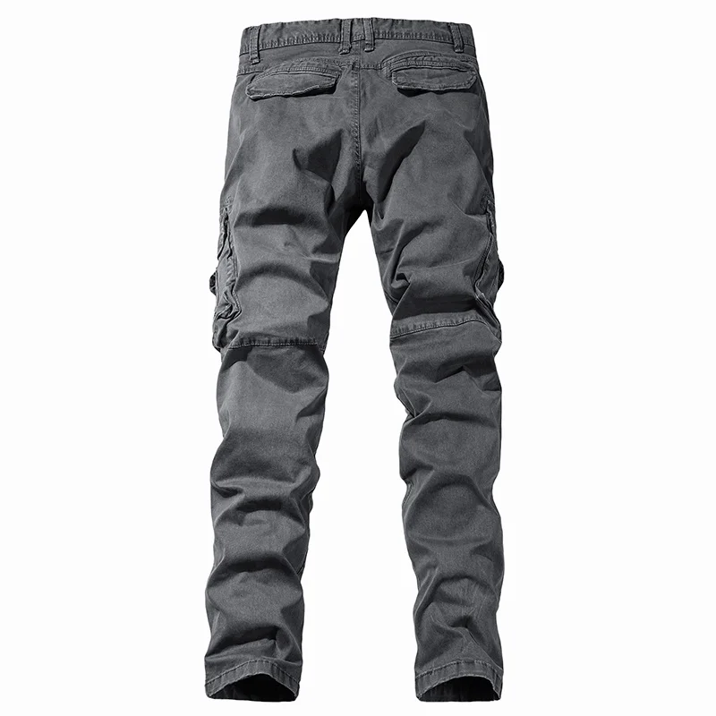 

Men'S Autumn And Winter Cargo Trousers Army Tactical Trousers Casual Multi-Pocket Cargo Trousers Sweatpants Street Fashion