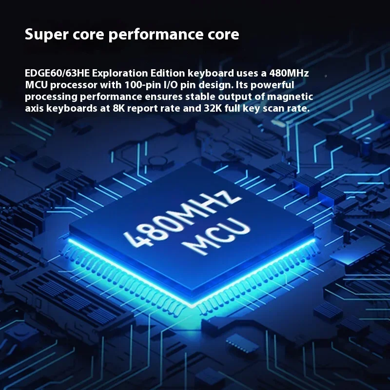 Фото ATK EDGE 63HE Клавиатура с магнитным переключателем на заказ 8K Скорость закатания из алюминиевого сплава с возможностью горячей замены RGB RT 0,01 мм Игровая клавиатура Плеер Подарки №4