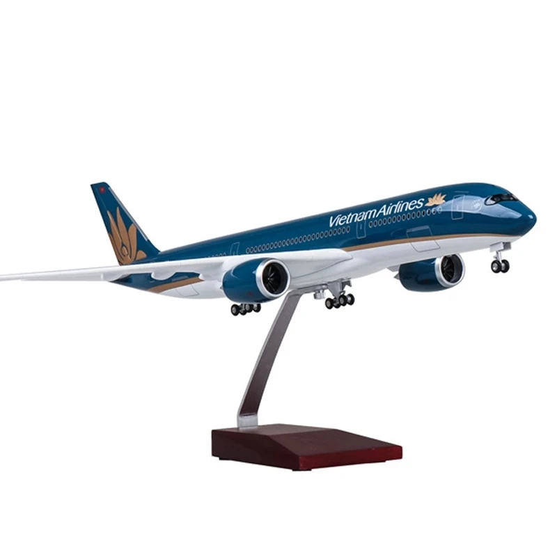 Масштаб 1/142 47 см самолет Airbus A350 Dreamliner модель Vietnam Airlines со светодиодной подсветкой