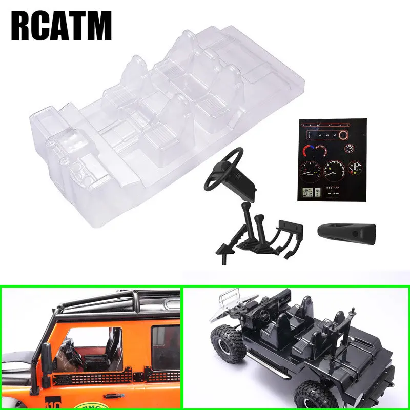 

Simulated Climbing Car Interior Upholstery for 1/10 RC Crawler Car Traxxas TRX4 Defender RC4WD D90 D110 AXIAL SCX10 Diy Parts