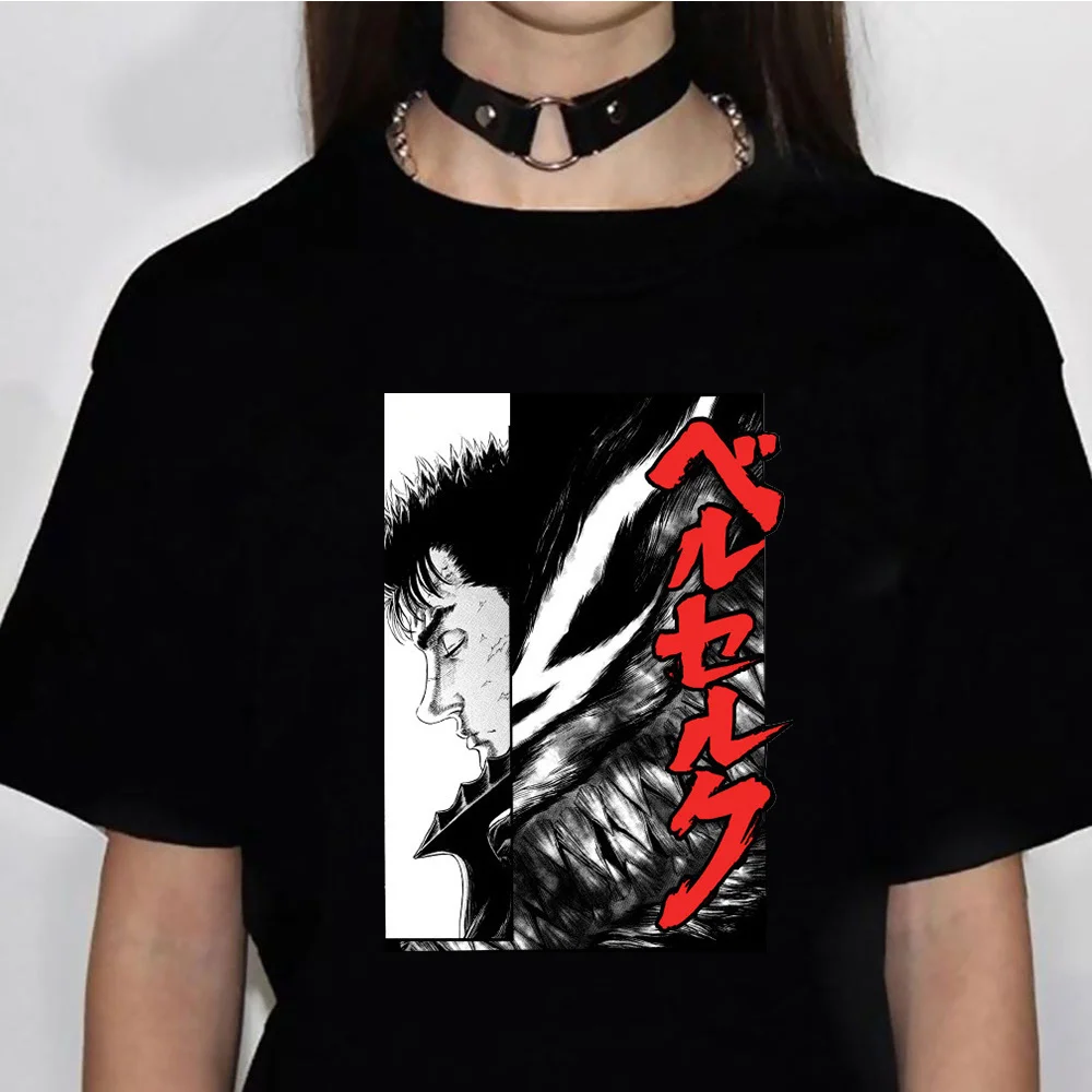 

Женская дизайнерская футболка Berserk y2k, одежда из Аниме комиксов