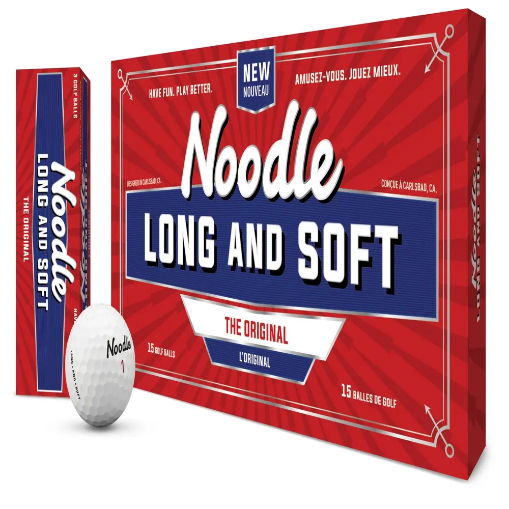 

Noodle Long and Soft Golf Balls, 15 Pack