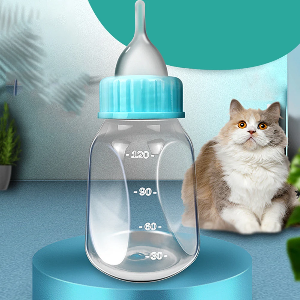 1 шт. силиконовая бутылочка для кормления питомцев 120 мл | Дом и сад