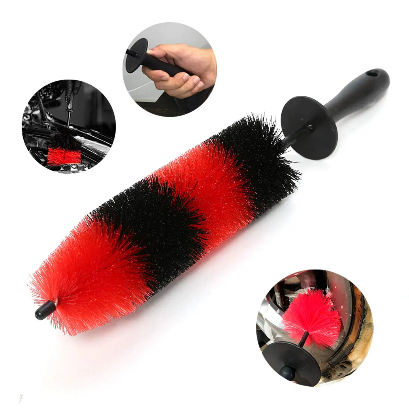 

2022 43cm/17inch Car Wash Master Wheel Brush Easy Reach Wheel and RIM Detailing Soft Bristle For cleaning ,Multipurpose use