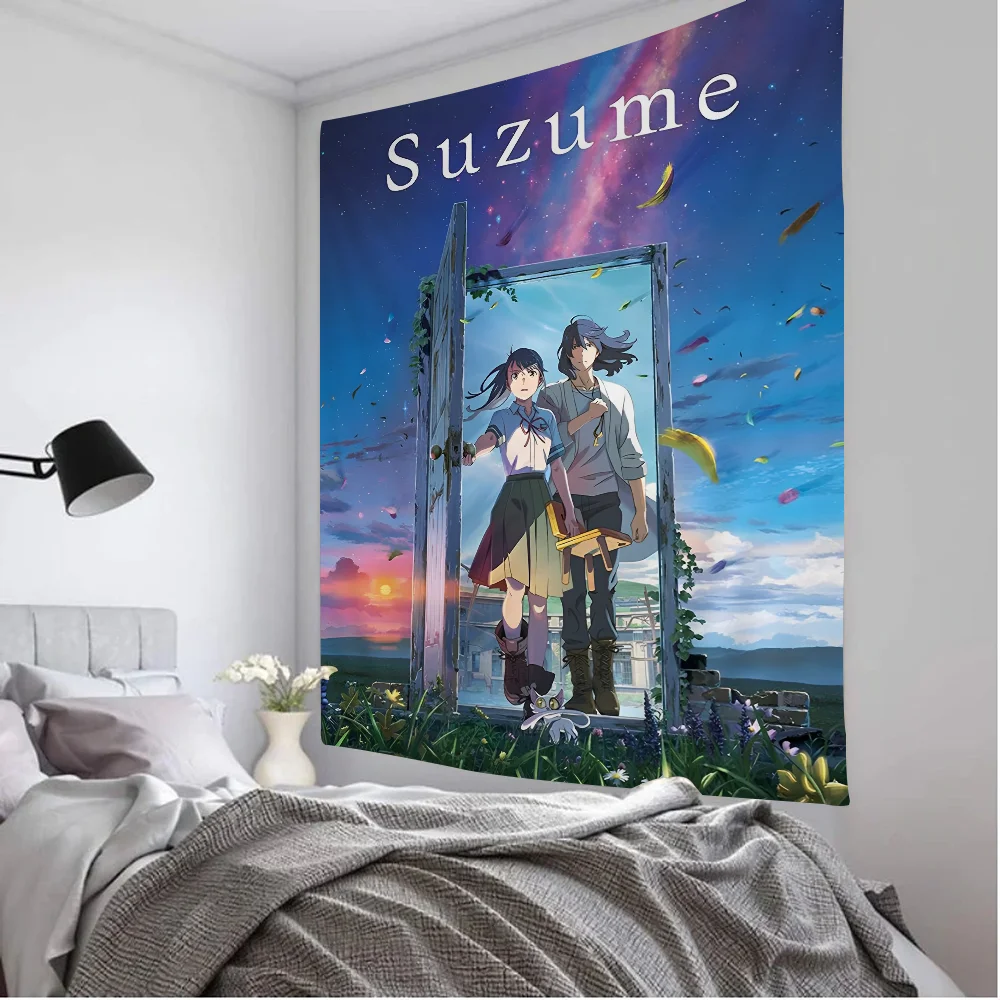 Suzume No To Jimari большой настенный гобелен с принтом дешевый в стиле хиппи богемный