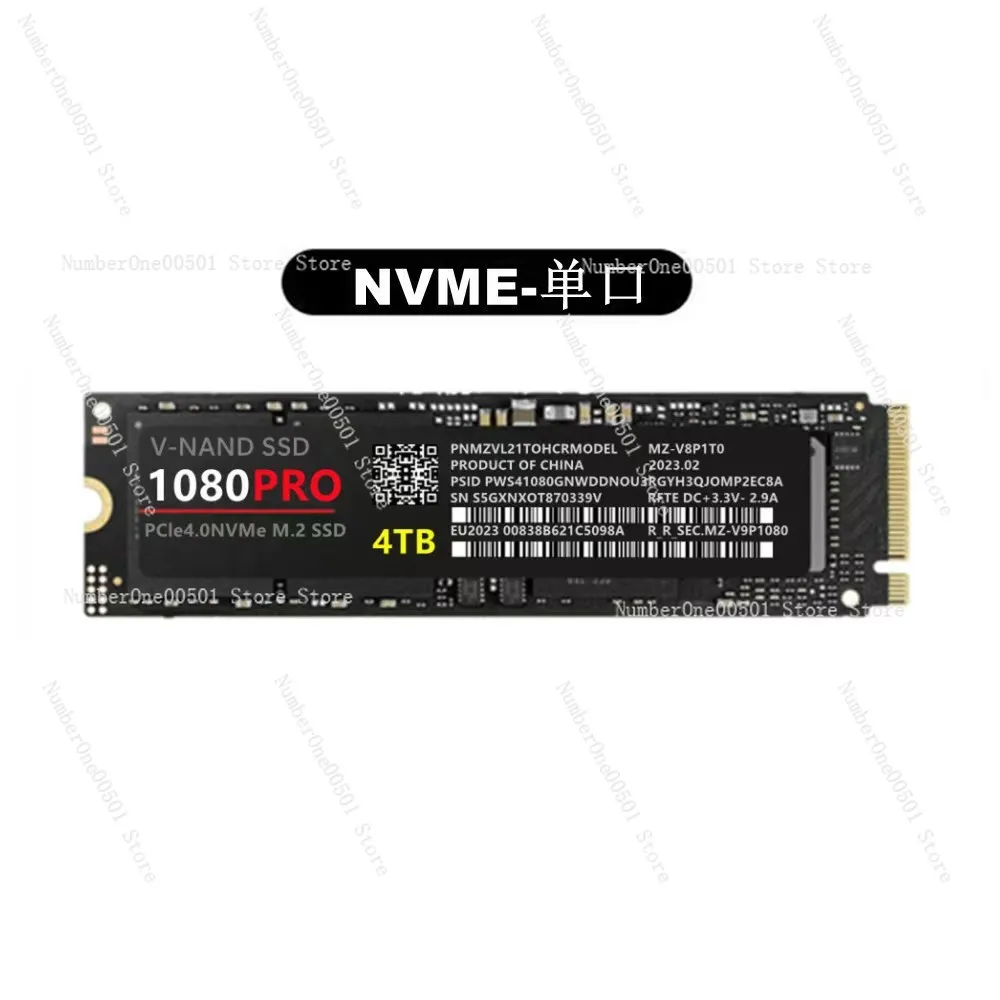 Фото Твердотельный накопитель 1080PRO M2 NVMe SSD 1 ТБ 2 ТБ 4 ТБ PCIe Gen 4.0 высокоскоростной для ПК и ноутбуков (НЕ для PS5) №4