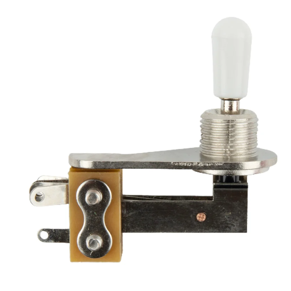 

Guitar Kits Switch & Tips Accessories Approx.20g Electric Guitar Switch Gear Metal Parts Pickup Selector Plastic