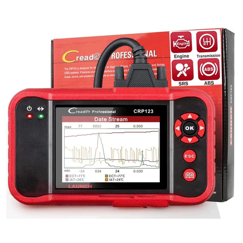 

2022 Newest Elite LAUNCH CRP123 OBD2 Scanner Engine/ABS/SRS/Transmission Car Diagnostic Tool, ABS Code Reader, SRS Scan Tools