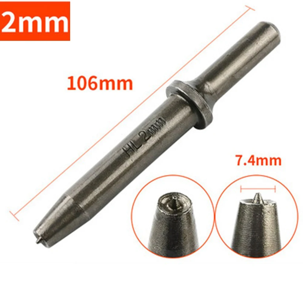 

1pc Pneumatic Rivet Head Semi Hollow Solid Rivet Head Air Rivet Impact Head Pneumatic Tool Accessories For Drilling Removal