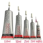 Водостойкий жидкий Супер-клей, 1 шт., E-6000, для склеивания ювелирных изделий, алмазной краски, медленно сохнущий, универсальный клей