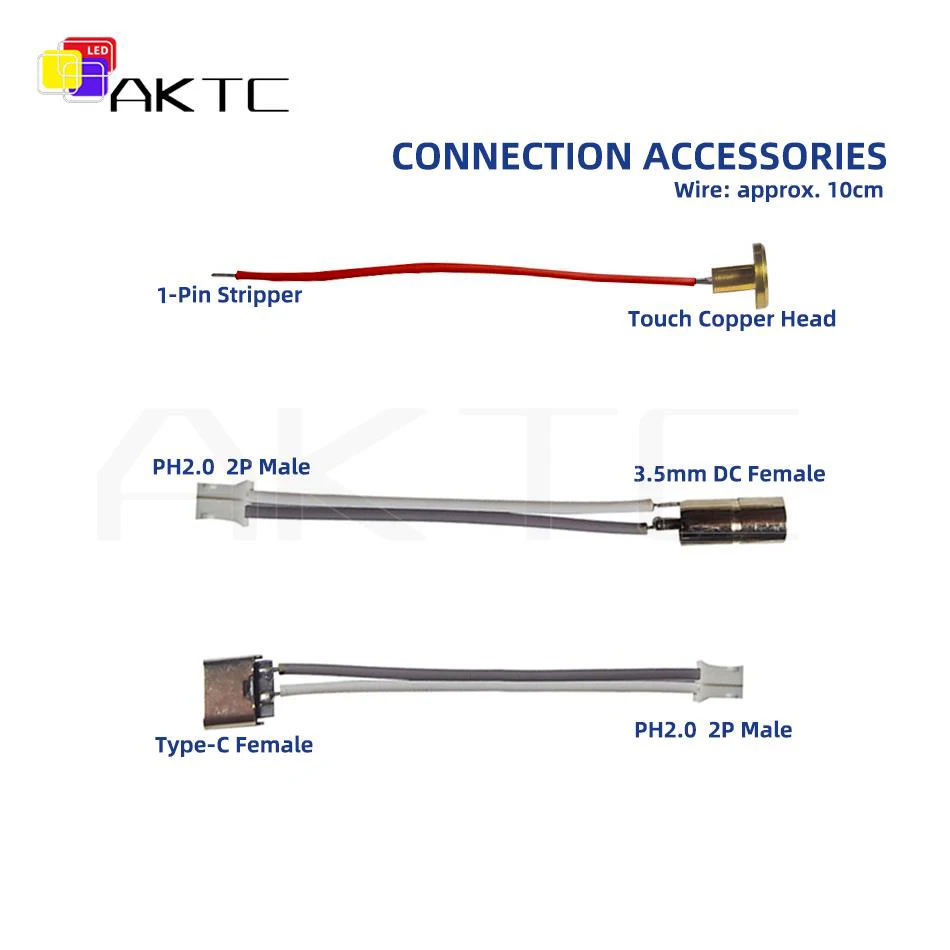 Перезаряжаемый светодиодный модуль сенсорного переключателя