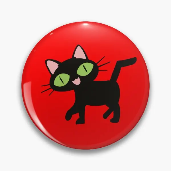 Мягкая булавка для пуговиц Kuroneko klong Trigun ювелирные изделия женщин милая