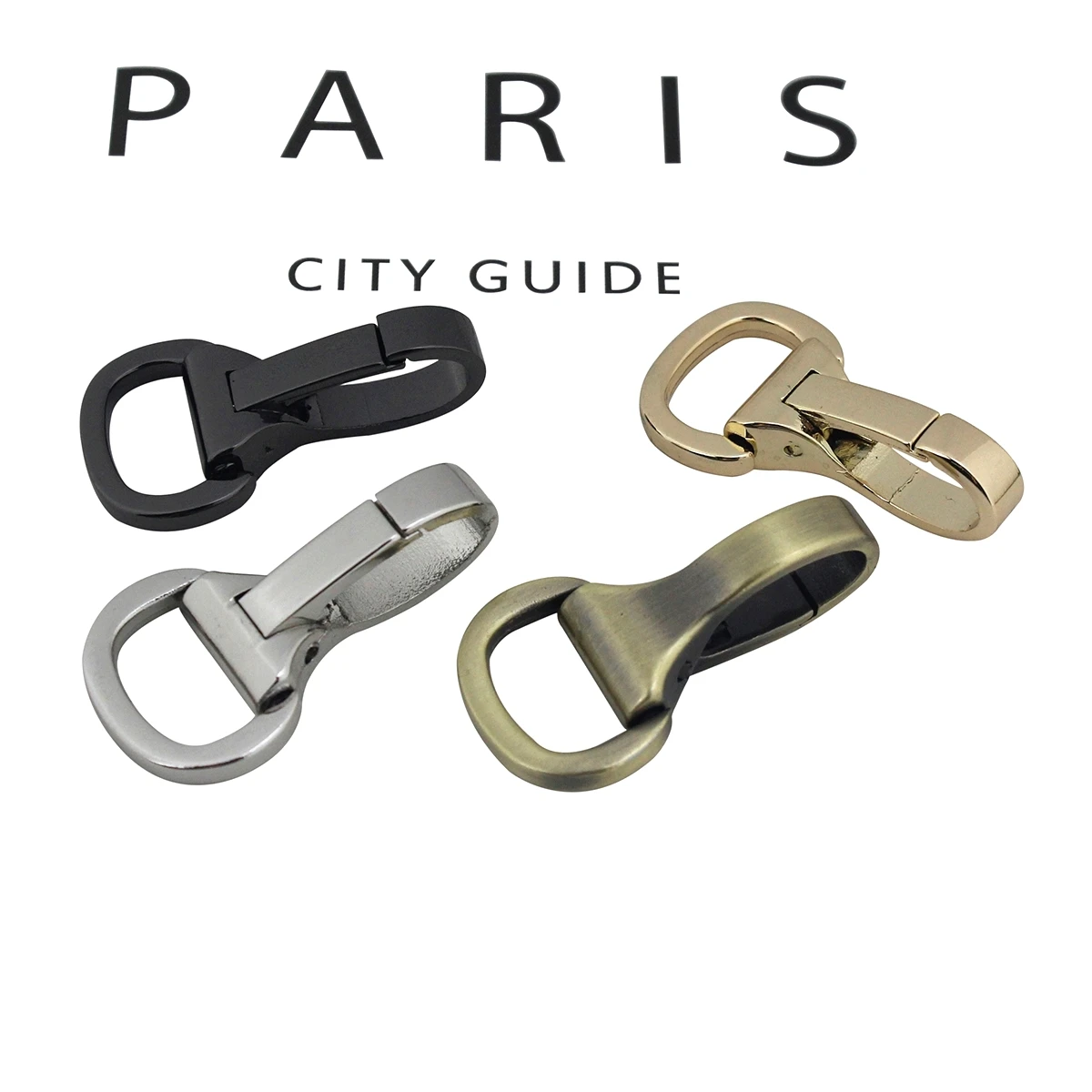 

1 шт. металлический крючок-карабин, застежка-карабин, пружинный зажим для кожаных сумок, ремешок, ремень, лямка, брелок