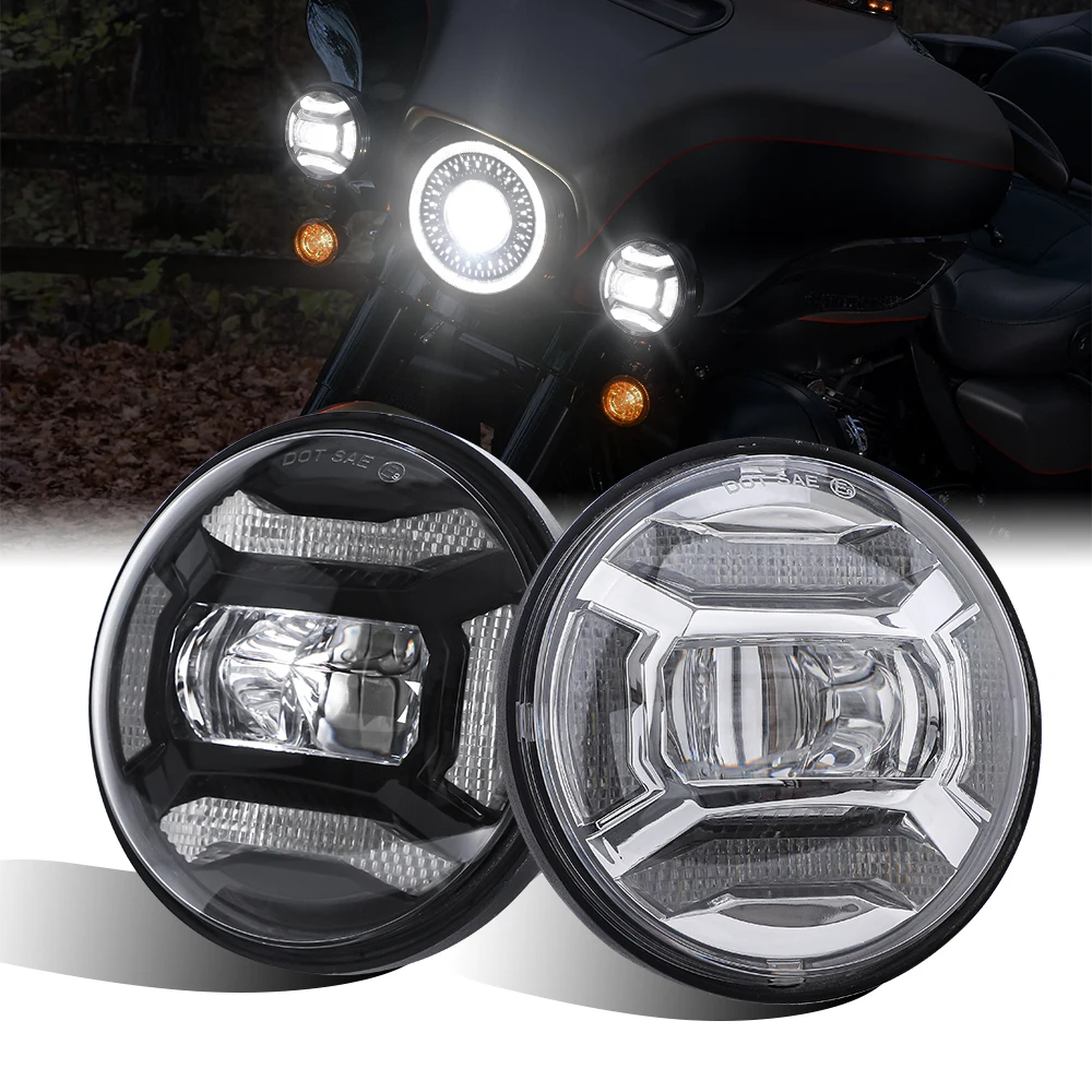 Противотумансветильник для мотоцикла пара 4 5 дюйма 1/2 Harley Classic FLHR Road King аксессуары