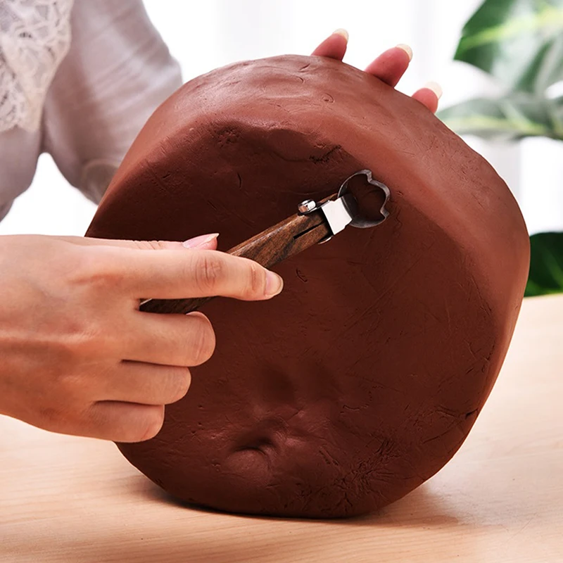 

Pottery Cup Handle Shape Tool Ceramic Tea Cup Water Cup Utensil Handle Handmade DIY Sculpture Scraper Polymer Clay Tool