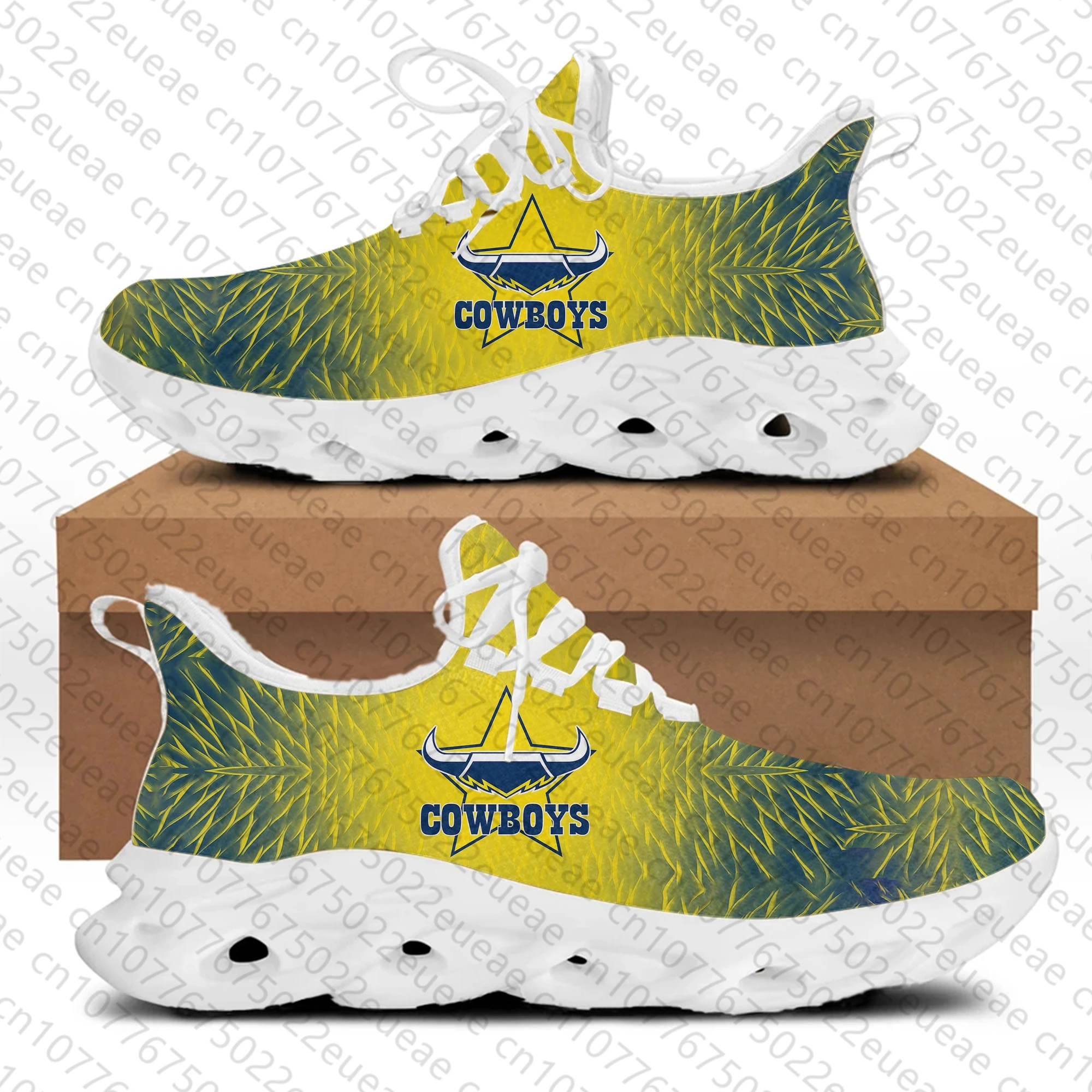 Кроссовки North Queensland Cowboys австралийские для регби мужские и женские спортивные