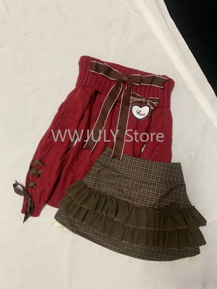 Свободный вязаный свитер с открытыми плечами и длинными рукавами ленивым бантом