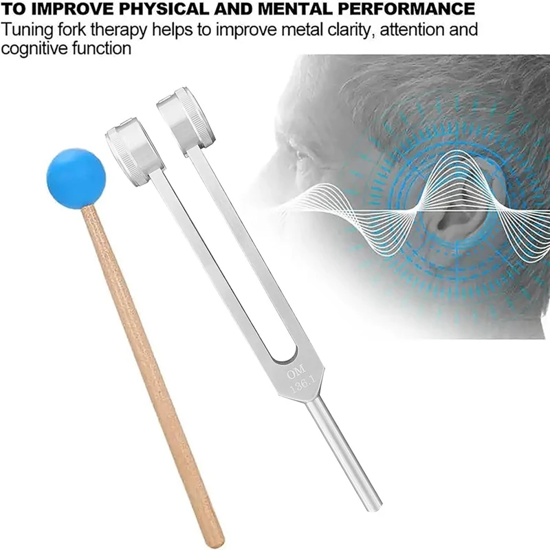 Набор вилок для настройки чакр Om136.1Hz &amp 4096C ударный музыкальный инструмент