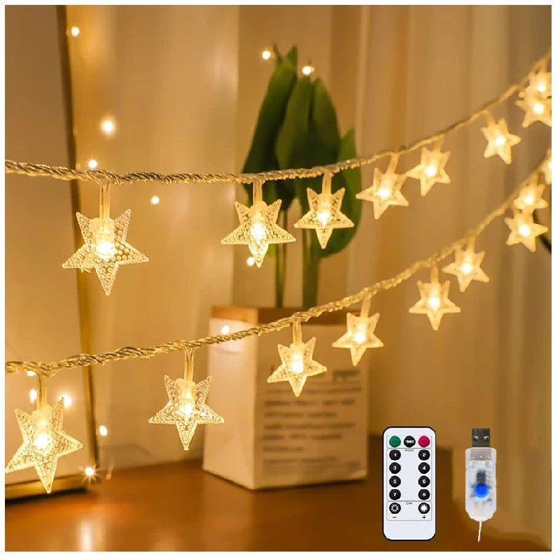 

Remote controal USB LED String Light, Holiday Star Led Strip,Event Party Garland Decoration,Bedroom Decorative,Girls Fairy Light