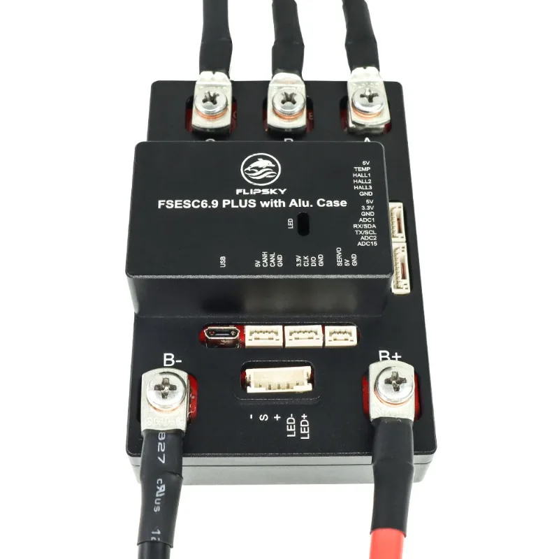 

FLIPSKY Electric Speed Controller 100A FSESC 6.9 Plus Base on VESC 6 with Power Button for Surfboard Ebike Scooter