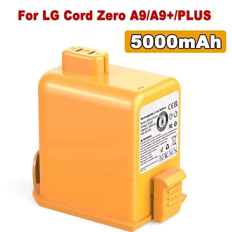 Сменный аккумулятор 2024 для шнура LG Zero A9 A9S P9 A9K-CORE A9MAX A9T-Ultra A9K-PRO A9N A9M Plus 25 55 В 5000 мАч
