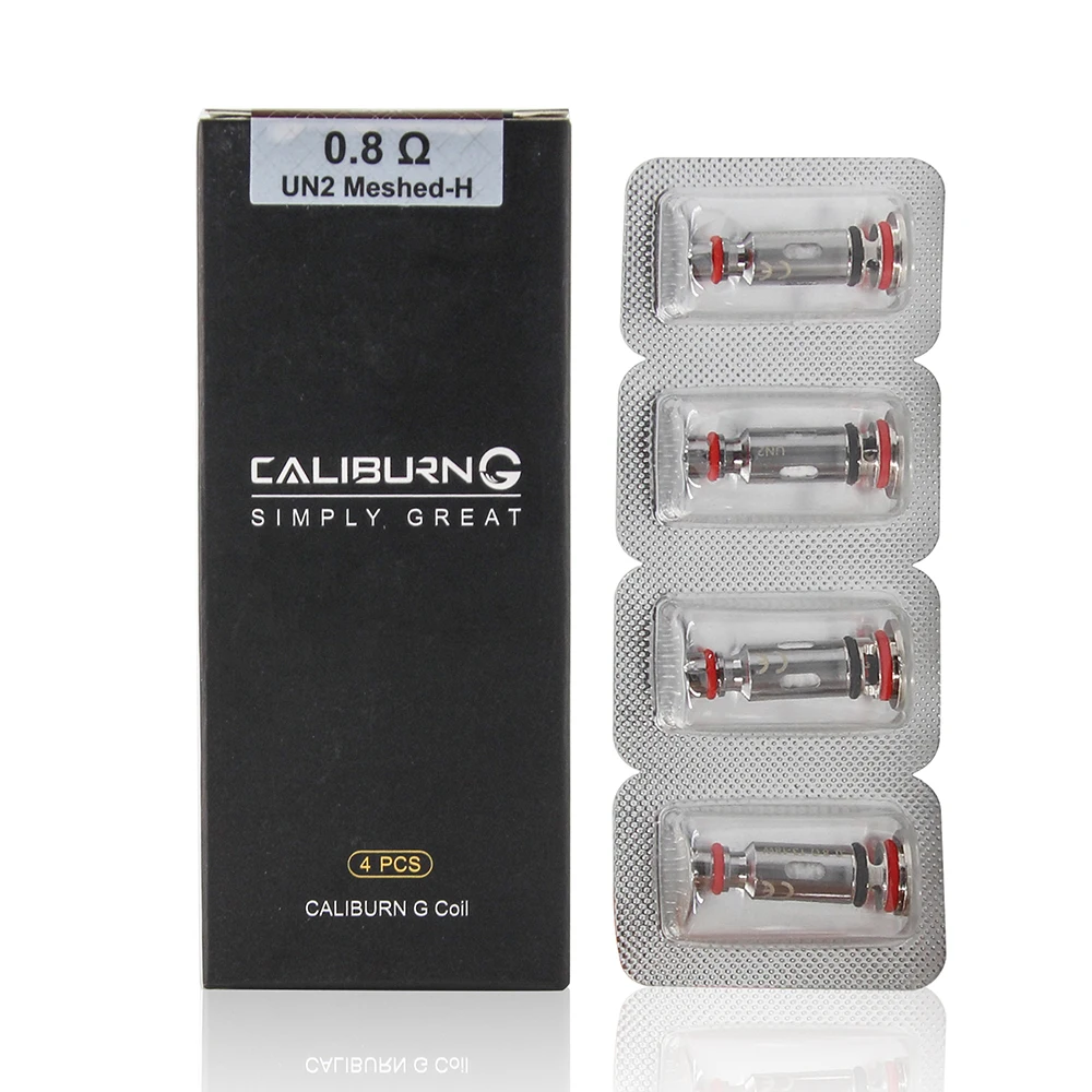 

Original Uwell Caliburn G Coil Head 0.8ohm UN2 Meshed-H 1.0ohm Pod 2ML for Caliburn G Pod / KOKO Prime Kit