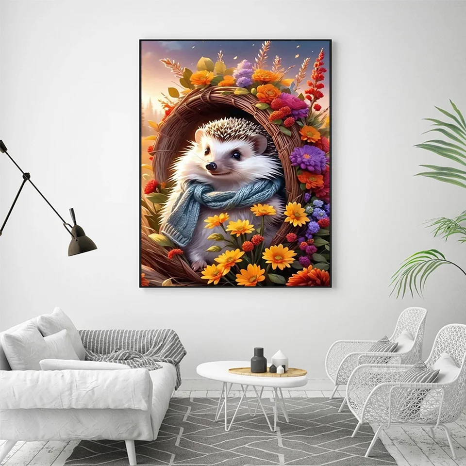 Набор для алмазной вышивки Ежик